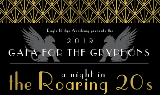 Logo for 2019 Gala, a Night in the Roaring 20s